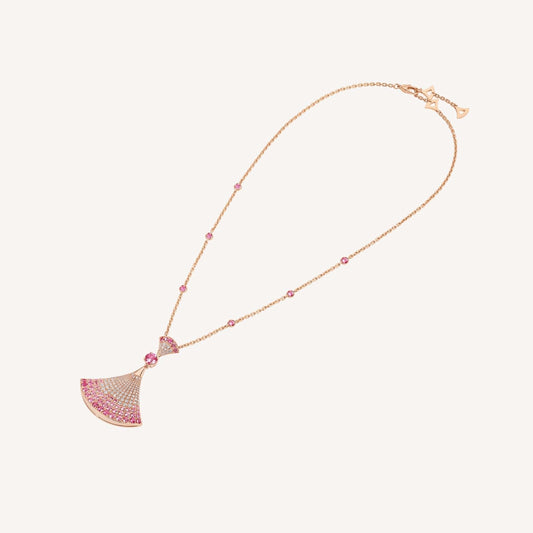 [Joyas Regalia] COLLAR DE ENSUEÑO CON DIAMANTE EN ORO ROSA
