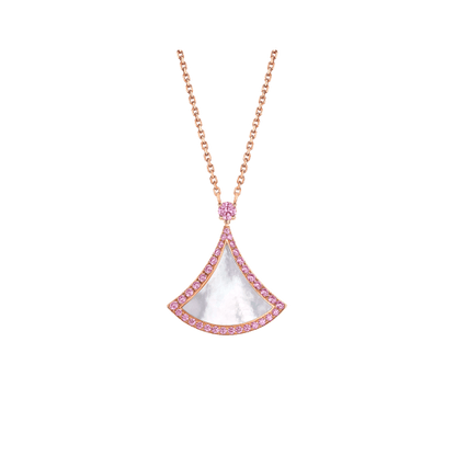 [Joyas Regalia] COLLAR DREAM MOP DIAMANTE ROSA