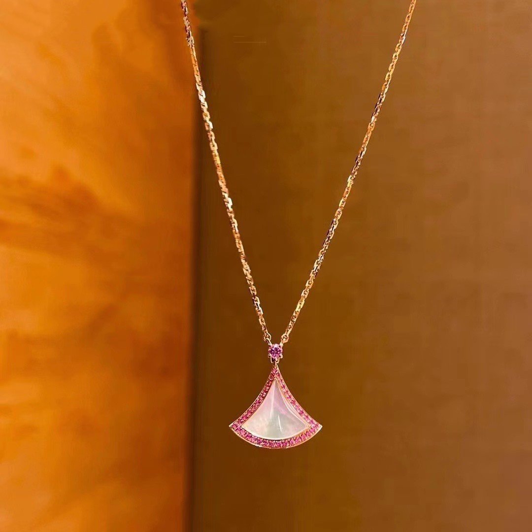 [Joyas Regalia] COLLAR DREAM MOP DIAMANTE ROSA