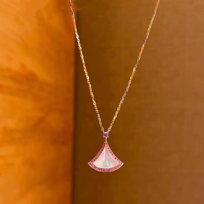 [Joyas Regalia] COLLAR DREAM MOP DIAMANTE ROSA