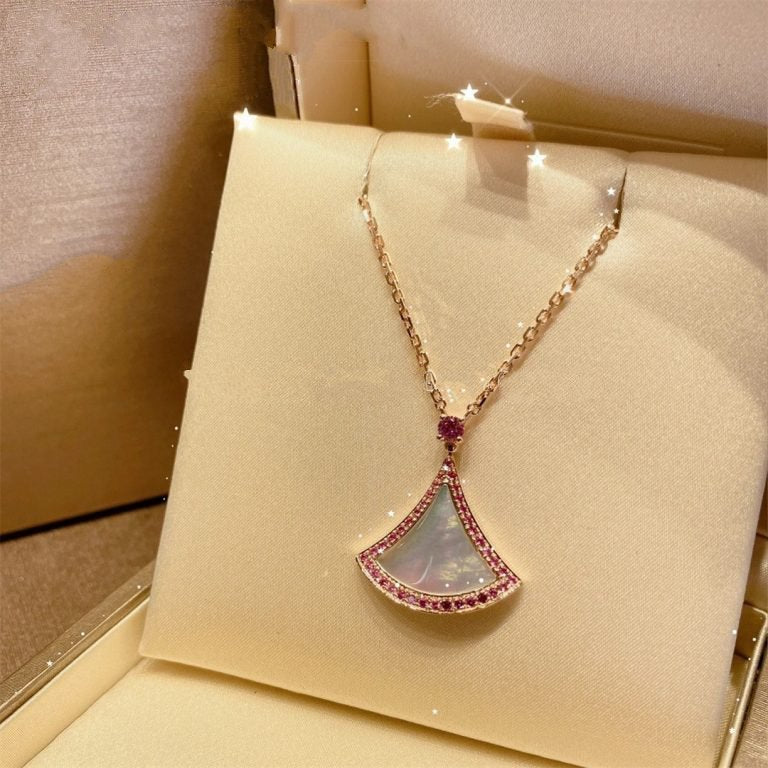 [Joyas Regalia] COLLAR DREAM MOP DIAMANTE ROSA