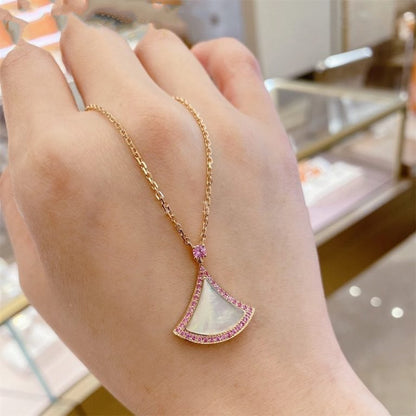 [Joyas Regalia] COLLAR DREAM MOP DIAMANTE ROSA