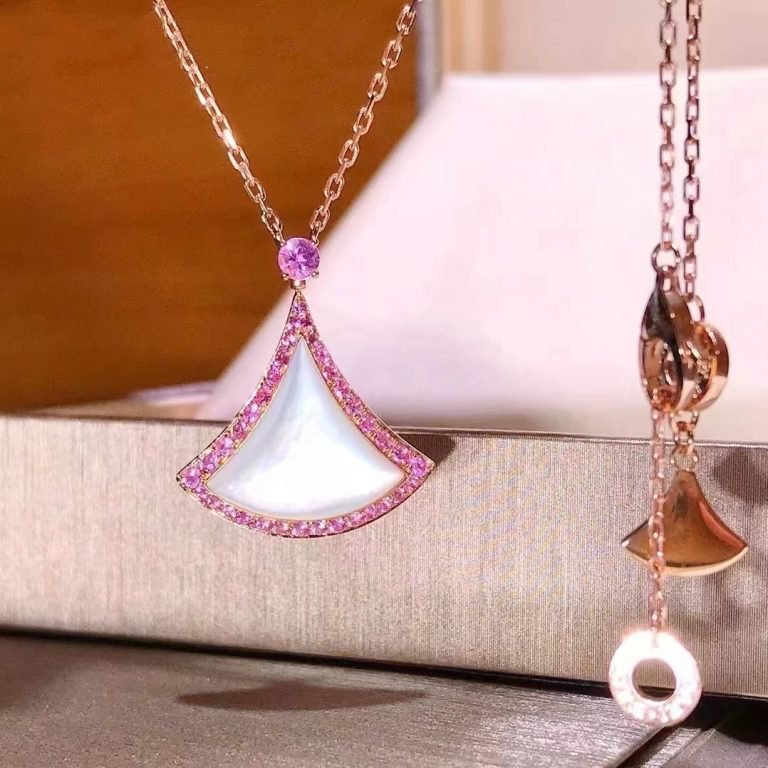 [Joyas Regalia] COLLAR DREAM MOP DIAMANTE ROSA