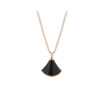 [Joyas Regalia] COLLAR DE ENSUEÑO ÓNIX 1 DIAMANTE