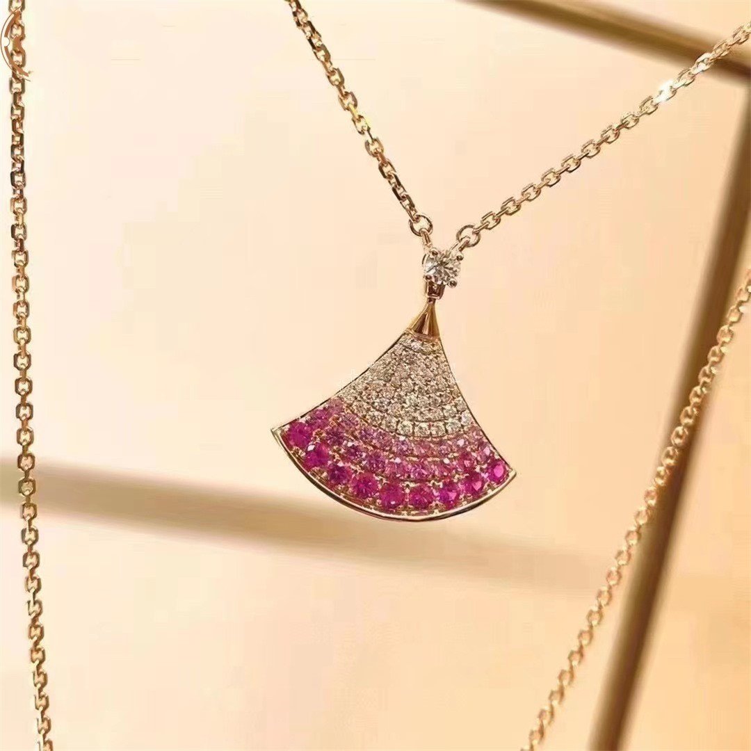 [Joyas Regalia] COLLAR DE ENSUEÑO ORO ROSA DIAMANTE ROSA