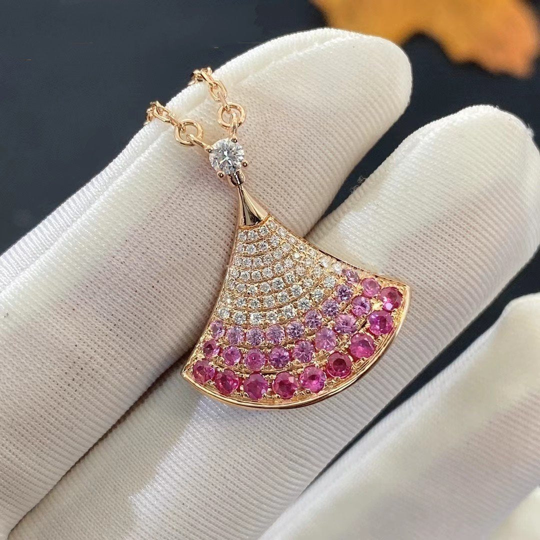 [Joyas Regalia] COLLAR DE ENSUEÑO ORO ROSA DIAMANTE ROSA