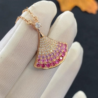 [Joyas Regalia] COLLAR DE ENSUEÑO ORO ROSA DIAMANTE ROSA