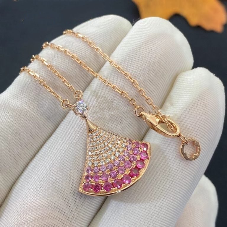 [Joyas Regalia] COLLAR DE ENSUEÑO ORO ROSA DIAMANTE ROSA