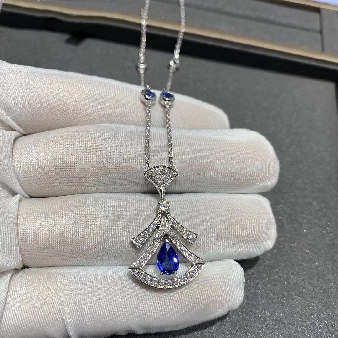 [Regalia jewelry]DREAM NECKLACE AGATE DIAMOND SILVER