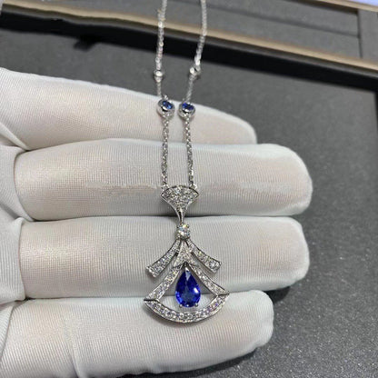 [Regalia jewelry]DREAM NECKLACE AGATE DIAMOND SILVER