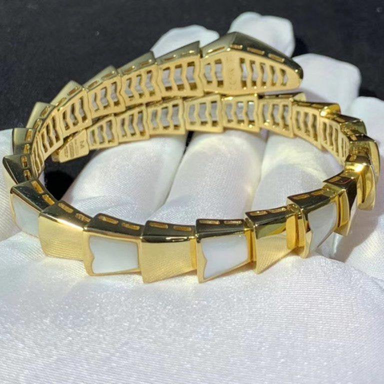 [Joyas Regalia]PULSE SERPENTI MOP ORO