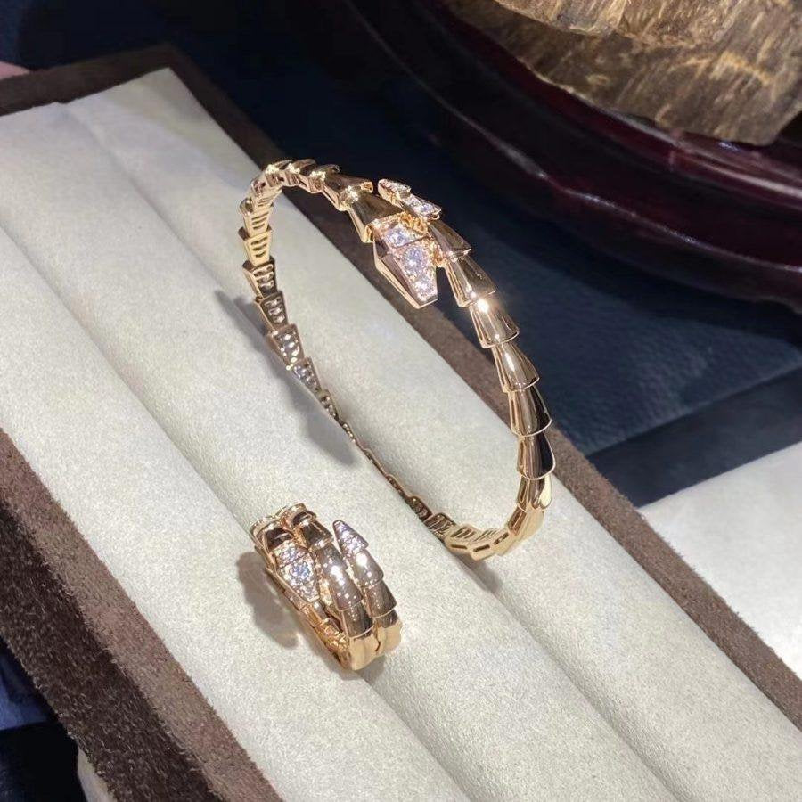 [Joyas Regalia]PULSE SERPENTI DIAMANTES ORO ROSA