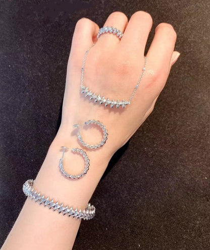 [Joyas Regalia] PULSERA DE PLATA CLASH