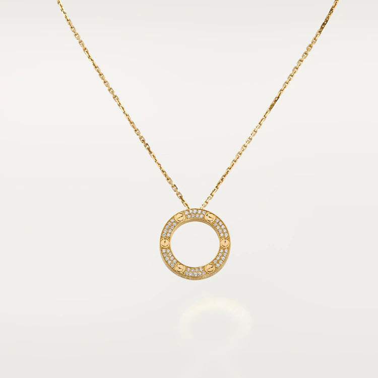 [Joyas Regalia] COLLAR AMOR AJUSTABLE ORO ROSA 
