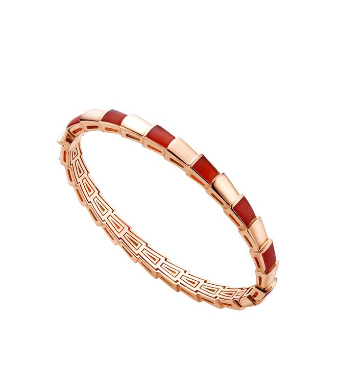 [Joyas Regalia]PULSE SERPENTI ORO ROSA RUBELITA