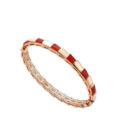 [Joyas Regalia]PULSE SERPENTI ORO ROSA RUBELITA