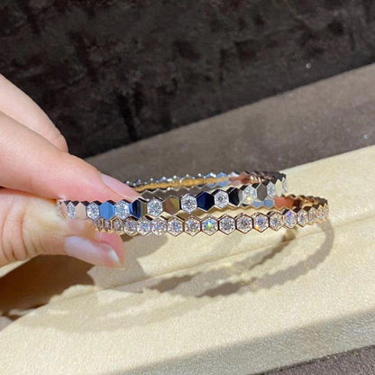 [Regalia jewelry]BEE LOVE GOLD BRACELET FULL DIAMOND