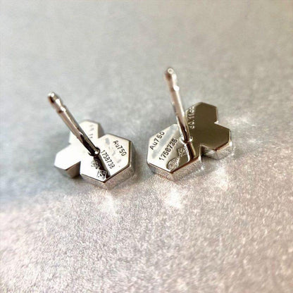 [Bijoux Regalia] BOUCLES D'OREILLES ARGENT ET DIAMANT BEE LOVE