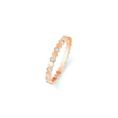 [Regalia jewelry]BEE LOVE RING PINK GOLD DIAMOND