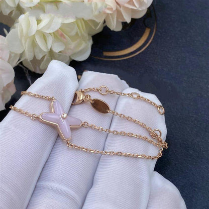 [Regalia jewelry]JEUX BRACELET PINK MOP PINK GOLD 1 DIAMOND