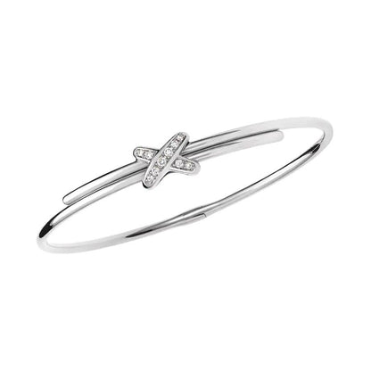 [Regalia jewelry]JEUX DE BRACELET SILVER DIAMONDS