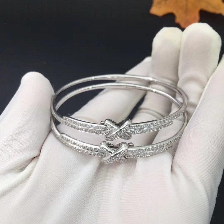 [Regalia jewelry]JEUX DE BRACELET DIAMONDS SILVER