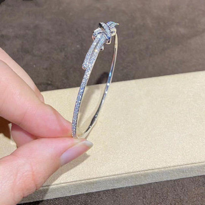 [Regalia jewelry]JEUX DE BRACELET DIAMONDS SILVER