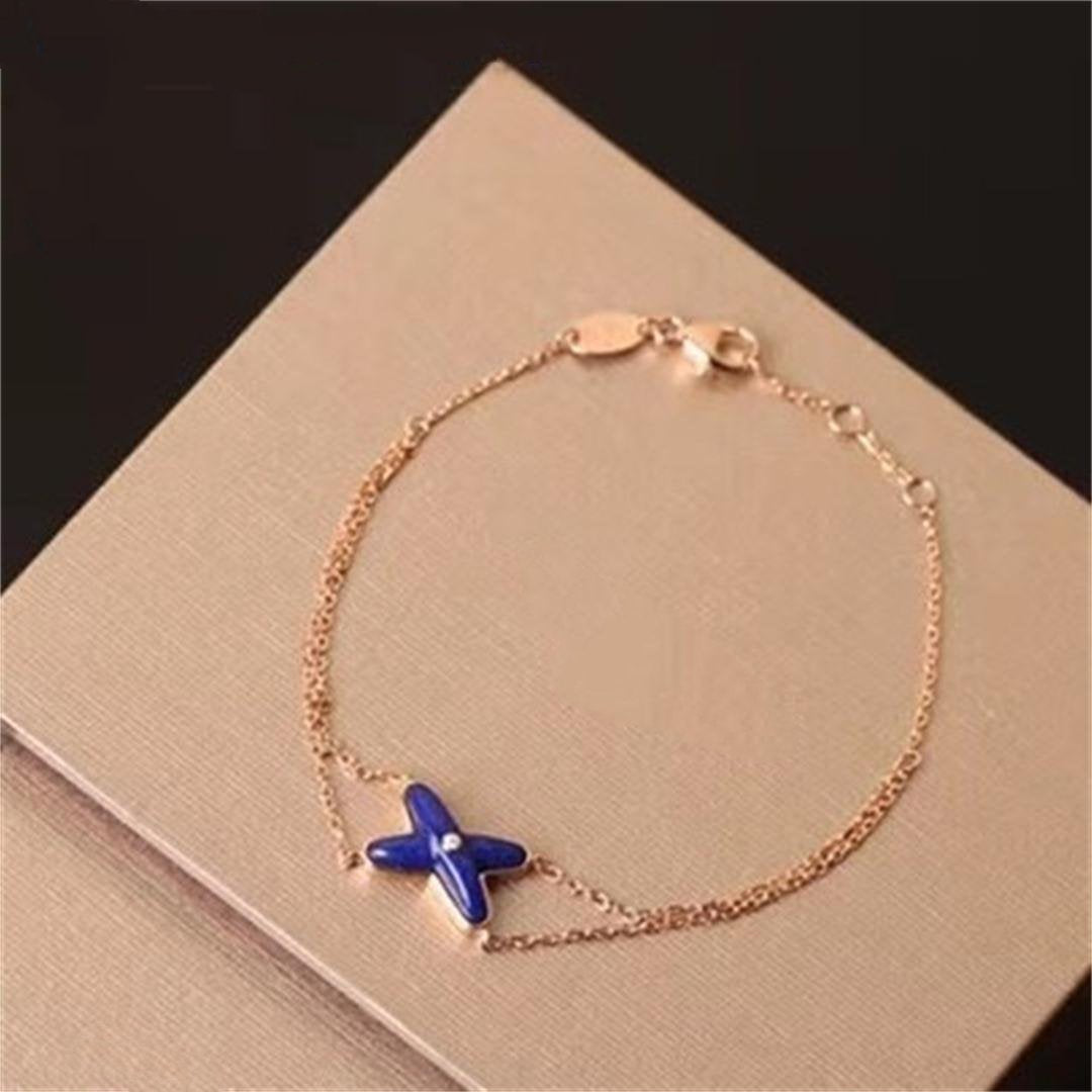 [Regalia jewelry]Hollow Design Four-Leaf Clover Flower Shape Ring