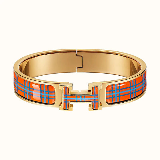 [Joyas Regalia]Pulsera tartán H de 12 mm