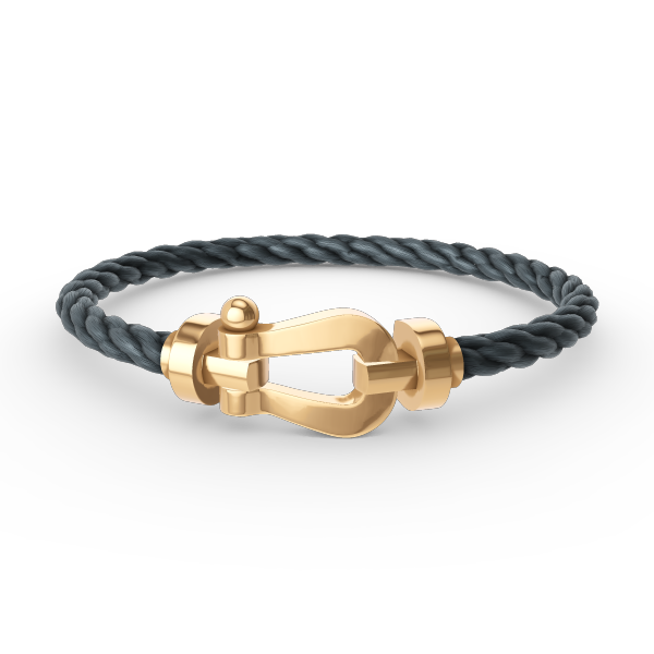 [Joyas Regalia]Pulsera de herradura grande FORCE sin diamantes en oro
