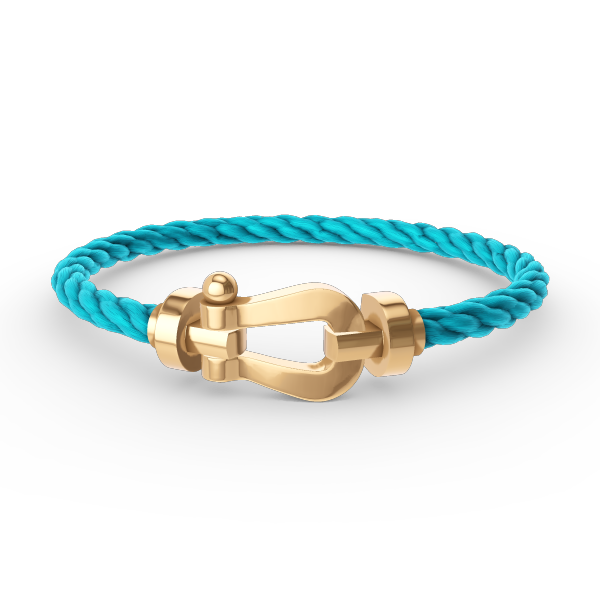 [Joyas Regalia]Pulsera de herradura grande FORCE sin diamantes en oro