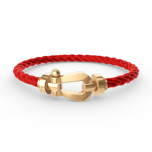 [Joyas Regalia]Pulsera de herradura grande FORCE sin diamantes en oro