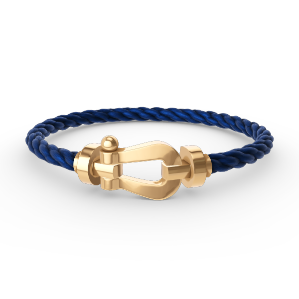 [Joyas Regalia]Pulsera de herradura grande FORCE sin diamantes en oro