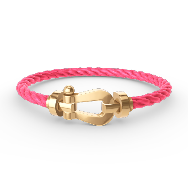 [Joyas Regalia]Pulsera de herradura grande FORCE sin diamantes en oro