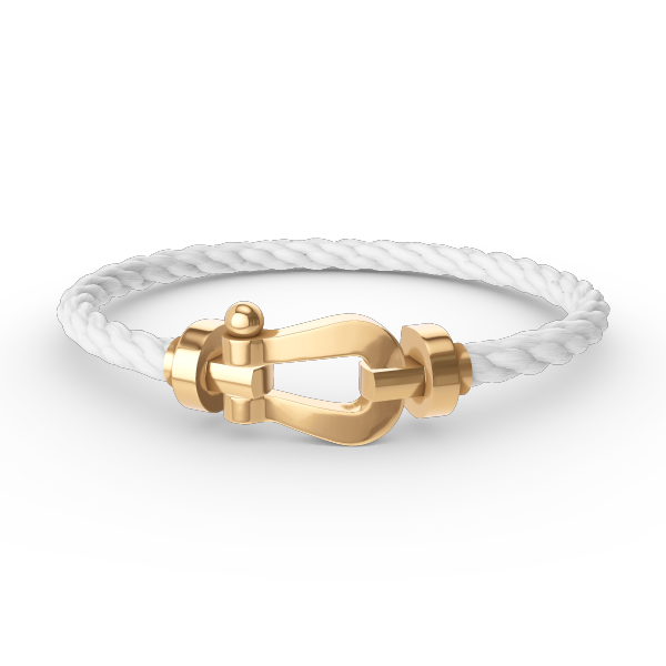 [Joyas Regalia]Pulsera de herradura grande FORCE sin diamantes en oro