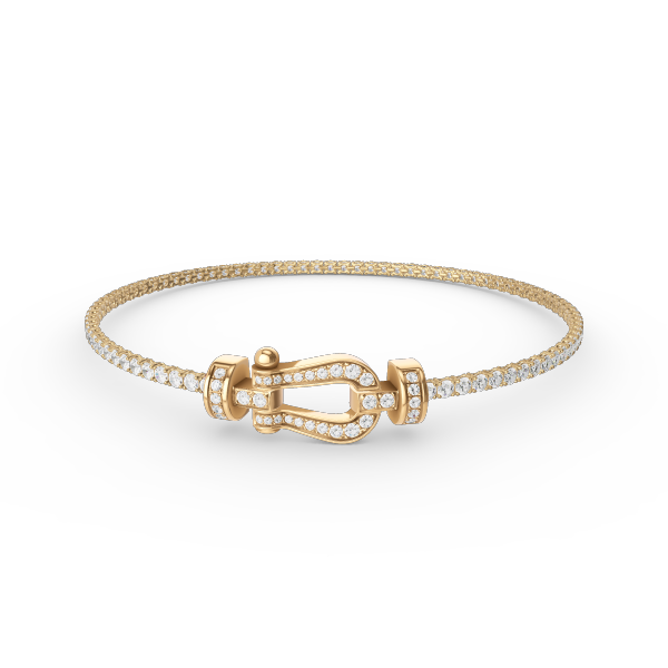 [Joyas Regalia]Pulsera de tenis con diamantes y herradura Force