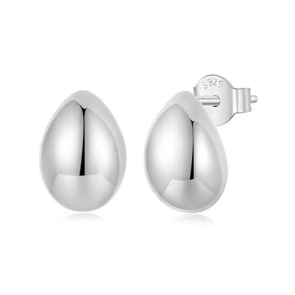Boucles d'oreilles à tige en forme de goutte d'eau brillantes Boucles d'oreilles hypoallergéniques en forme de larme