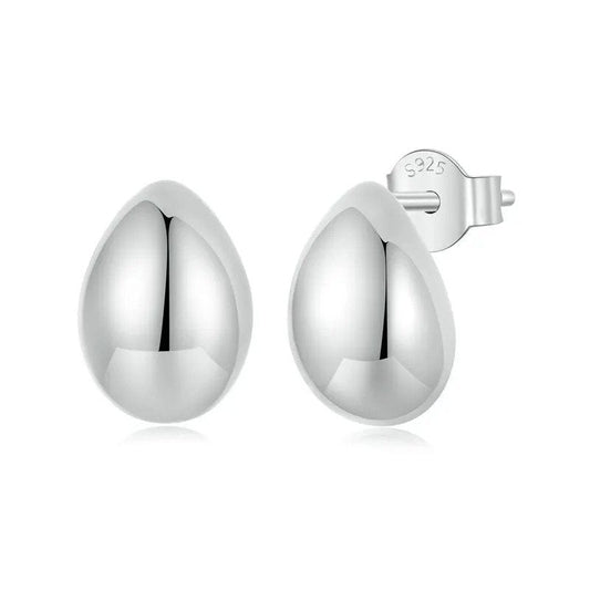 Boucles d'oreilles à tige en forme de goutte d'eau brillantes Boucles d'oreilles hypoallergéniques en forme de larme