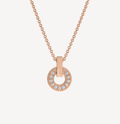 [Joyas Regalia] COLLAR GARI ORO ROSA DIAMANTE