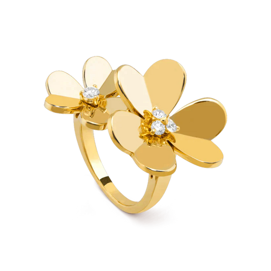 [Bijoux Regalia] BAGUE EN OR ET DIAMANTS CLOVER COMOS
