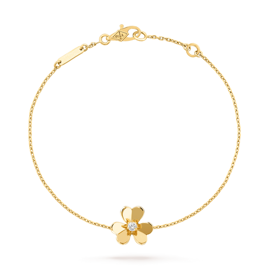 [Joyas Regalia]PULSERA FRIVOLE DE FLOR DE ORO