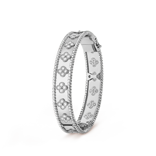 [Joyas Regalia]Pulsera de trébol con diamantes de 8 mm