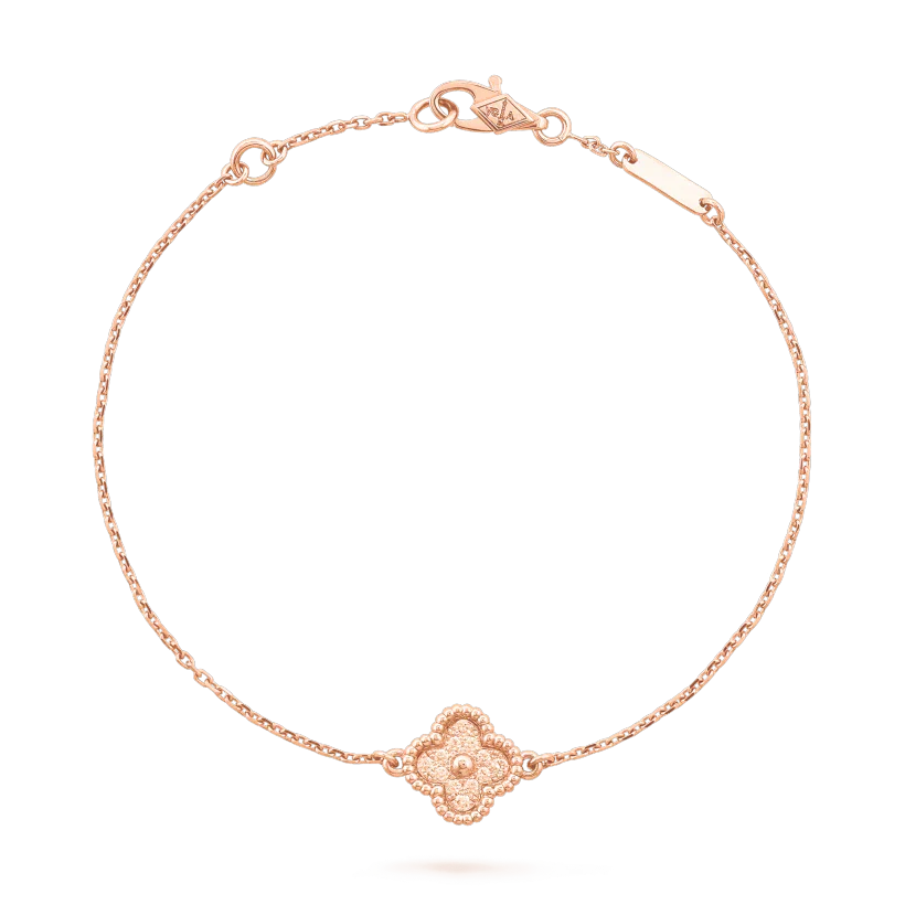 [Joyas Regalia]Pulsera de una sola flor de trébol