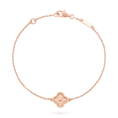 [Joyas Regalia]Pulsera de una sola flor de trébol