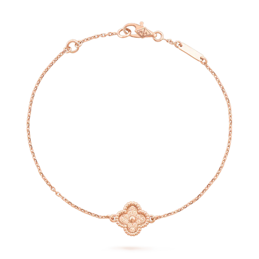 [Joyas Regalia]Pulsera de una sola flor de trébol