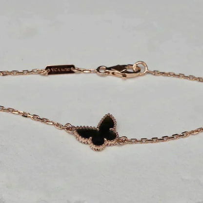 [Joyas Regalia] PULSERA DE MARIPOSA DE ÓNIX