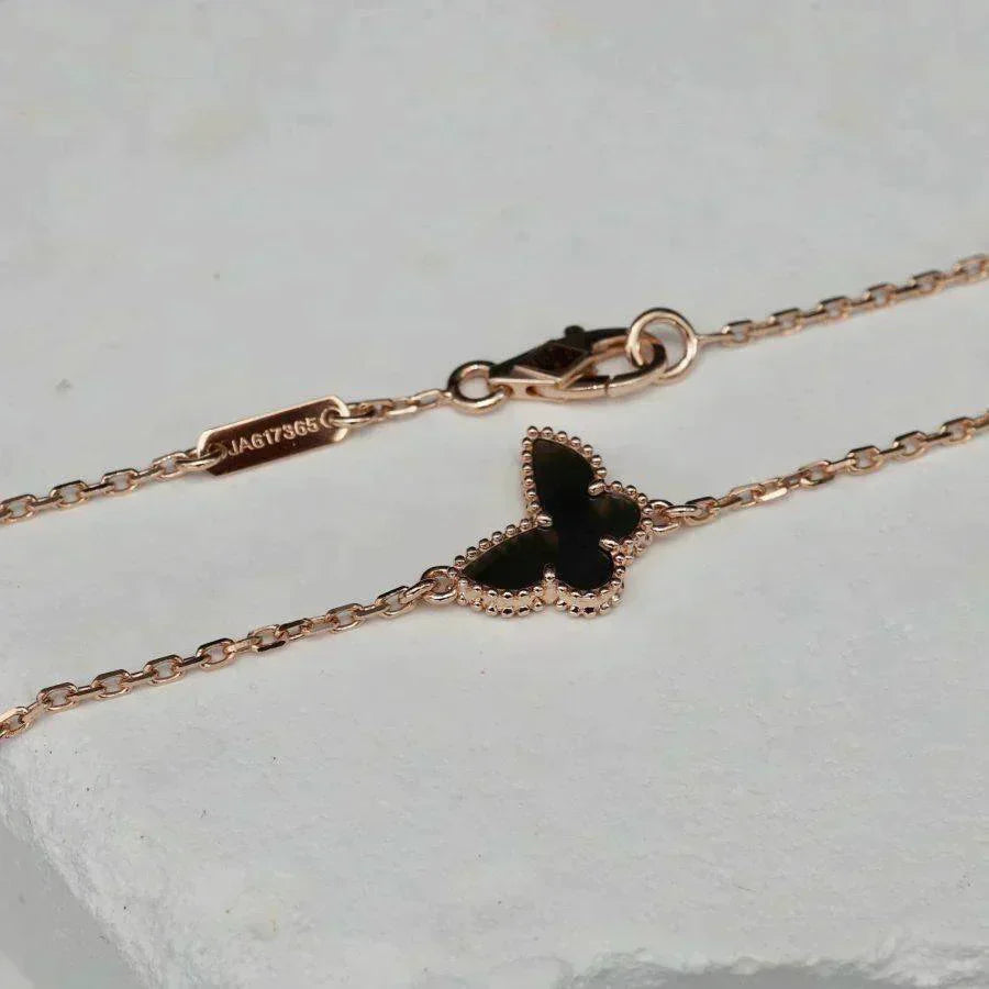 [Joyas Regalia] PULSERA DE MARIPOSA DE ÓNIX