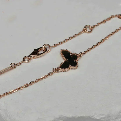 [Joyas Regalia] PULSERA DE MARIPOSA DE ÓNIX