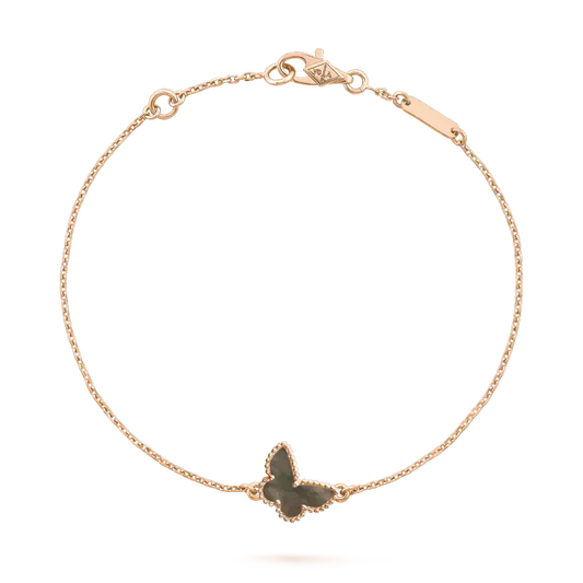 [Joyas Regalia] PULSERA DE MARIPOSA DE ÓNIX