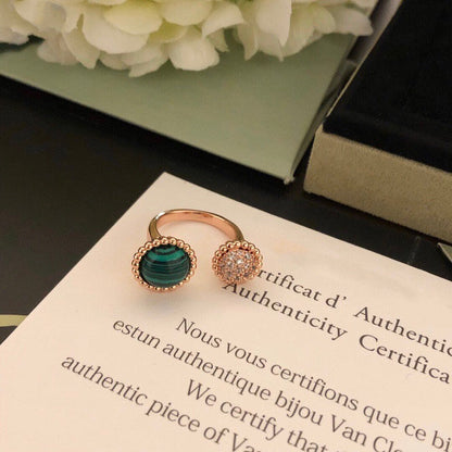 [Joyas Regalia] PERLEE COULEURS DIAMANTE ORO ROSA ENTRE EL ANILLO